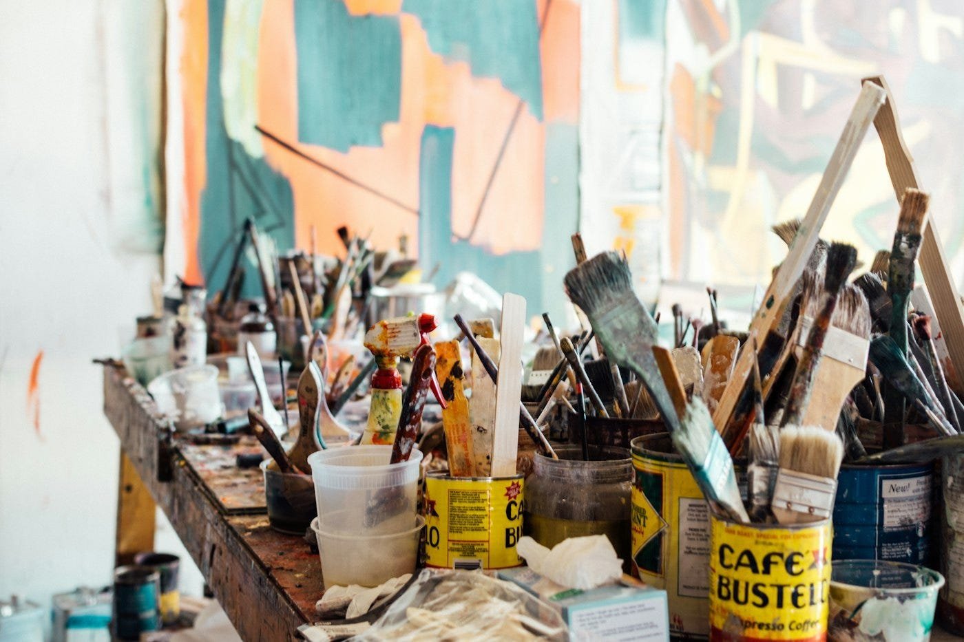 We sit inside an art school. Photo by Khara Woods on Unsplash.