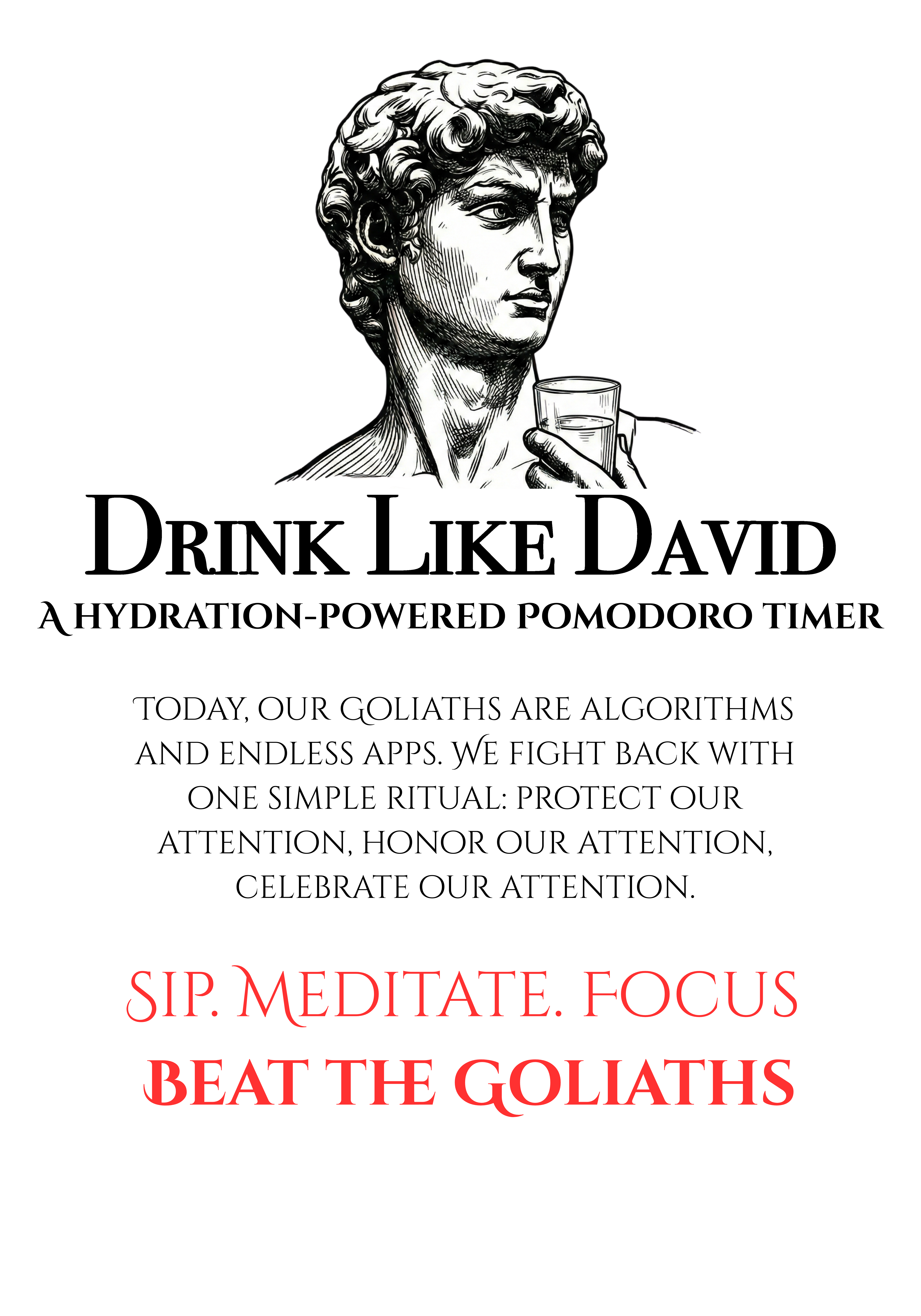 Drink Like David poster
